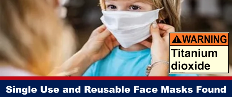  Obličejové masky obsahují toxický oxid titaničitý