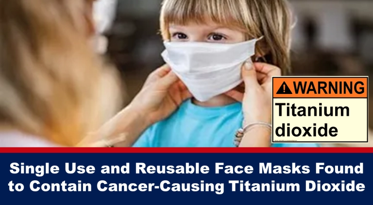  Obličejové masky obsahují toxický oxid titaničitý