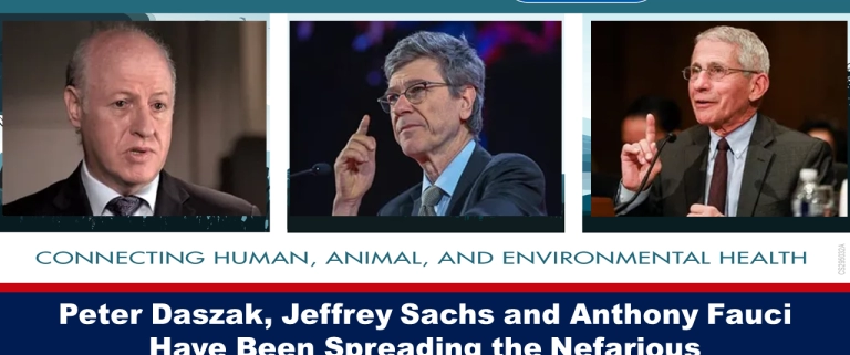 Peter Daszak, Jeffrey Sachs a Anthony Fauci