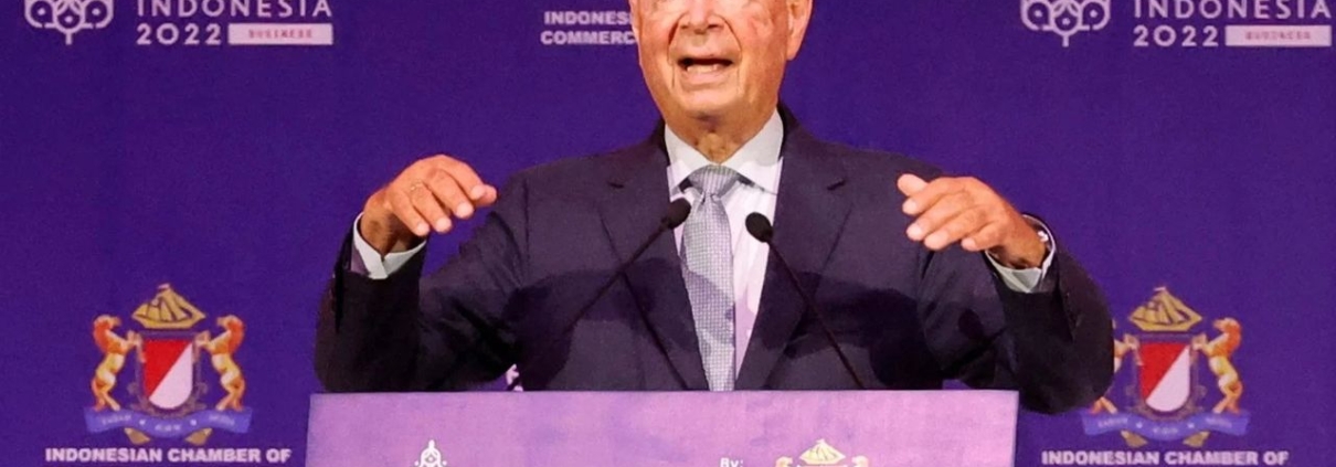 Klaus Schwab v projevu na summitu G20 v Indonésii