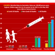 Vláda Spojeného království tiše potvrdila, že vakcíny proti Covid-19 zabíjejí děti